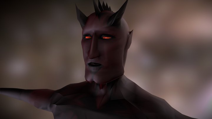 Le Diable Montpetit - Conception de personnage 3D Model