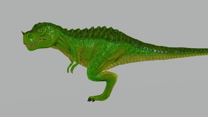 trex, animal crossing animation 3D Model