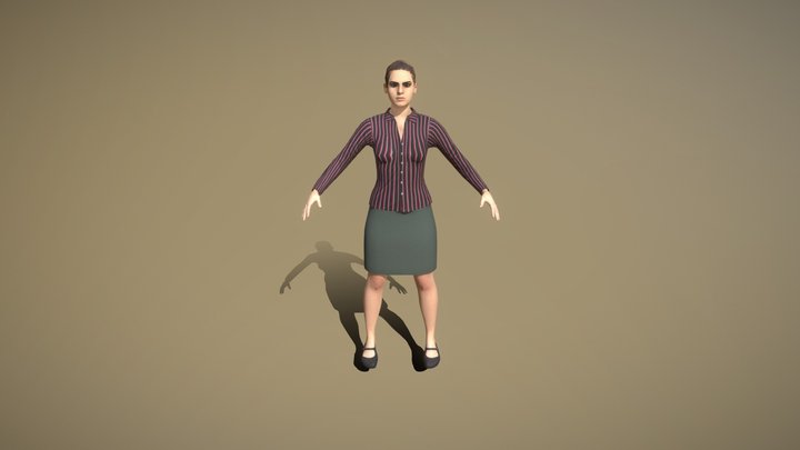 MakeHuman sample model 3D Model