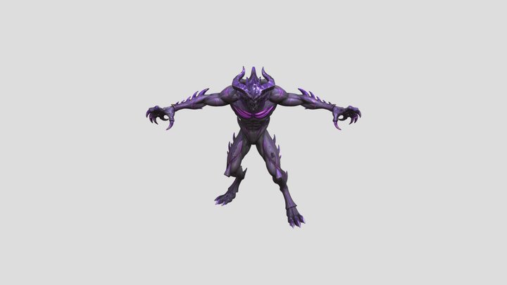 Demon of the Abyss 3D Model