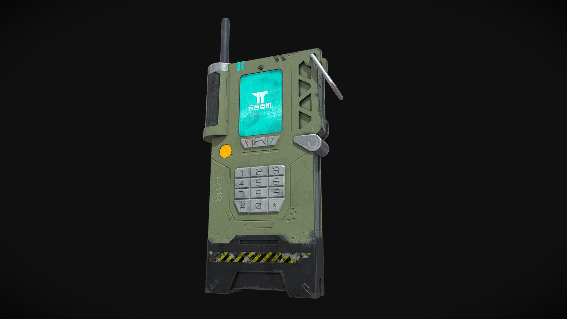 Game Asset Pipeline Exam | Handheld Radio - 3D model by SarahH ...