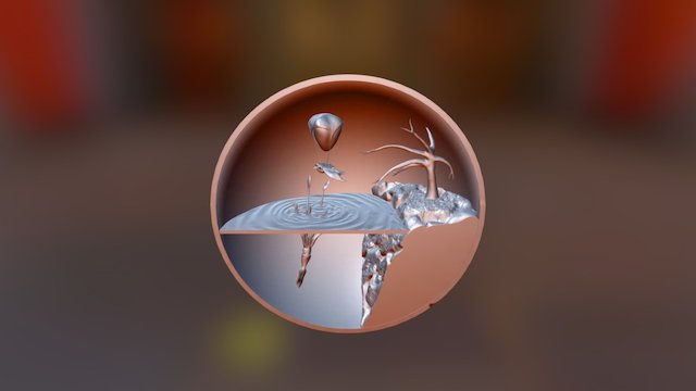 Sphere Scene 1 3D Model