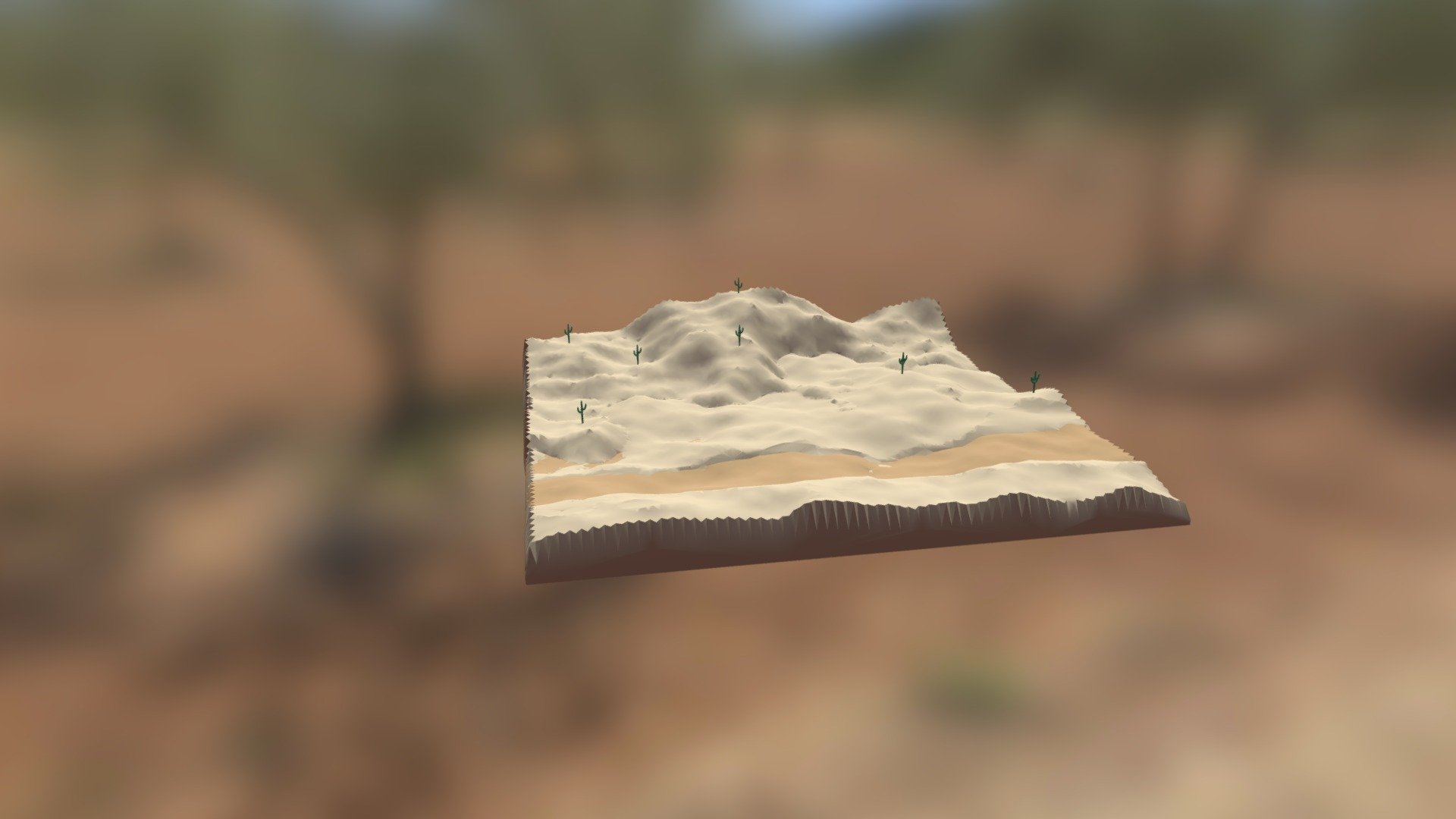 Desert with road