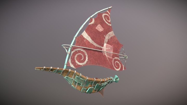 Windsurfer 3D Model