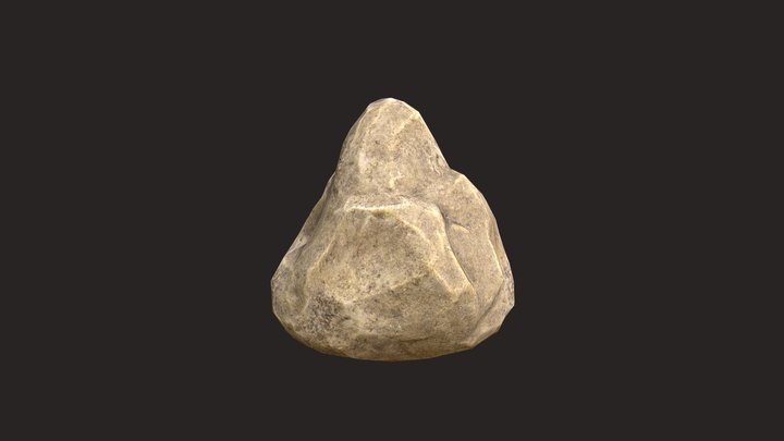 Lecture 1 3DCoat Rock 3D Model