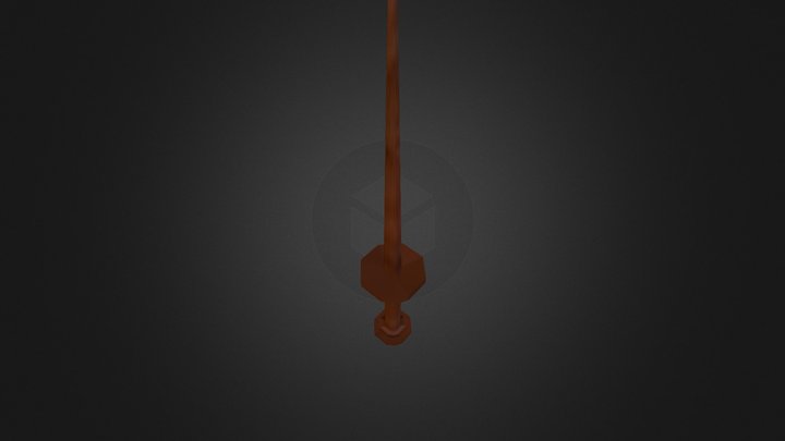 survival 2 träningskniv 3D Model