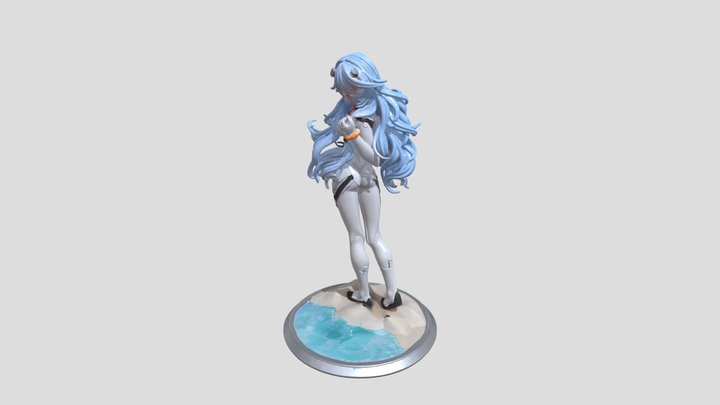 长发rei 3D Model