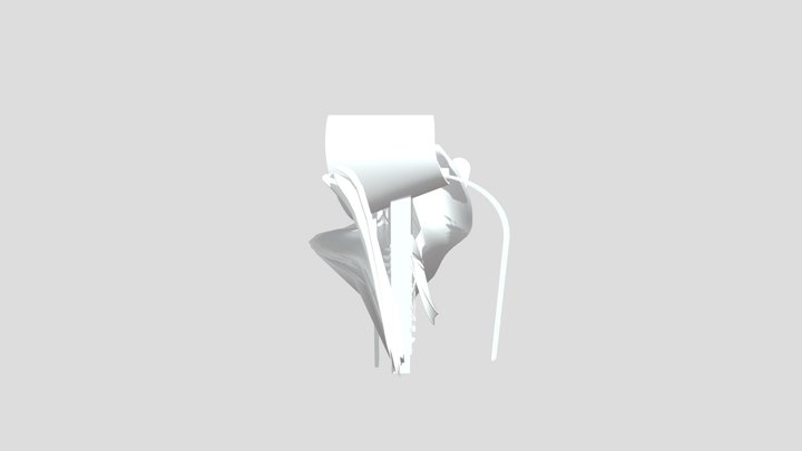 Sculpture 1 Featherfountain 3D Model