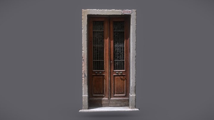 Venice Door 3D Scan Asset 3D Model