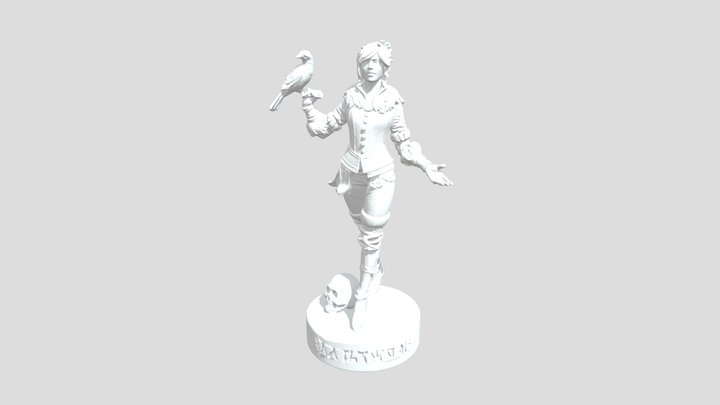 Raven Whisperer 3D Model