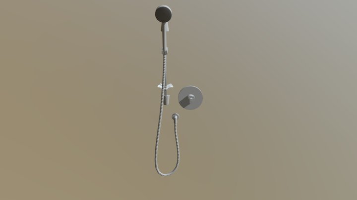 Shower Control 3D Model