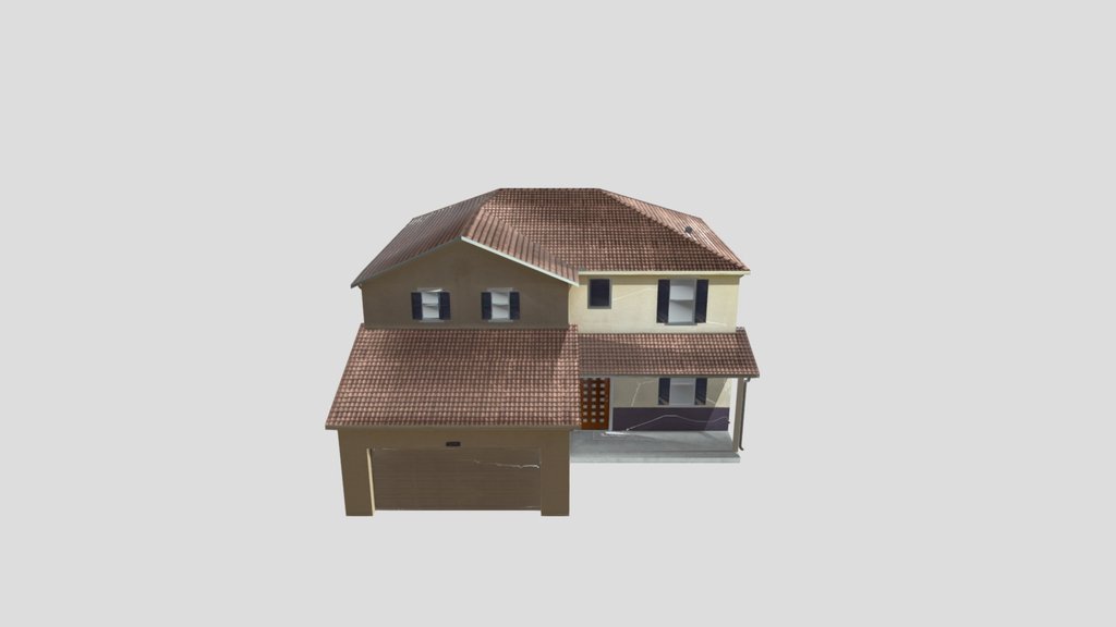 Bg Buildings Two Story Suburban House