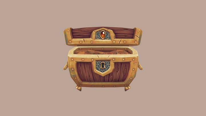 GADMU TREASURE CHEST 3D Model