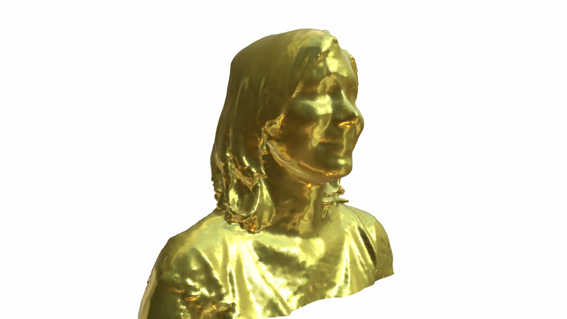 3D model Veronika - This is a 3D model of the Veronika. The 3D model is about a statue of a person.