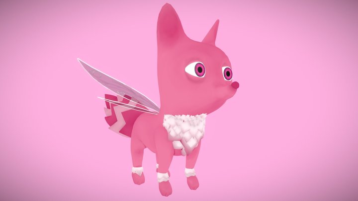 Fairy Fox 3D Model
