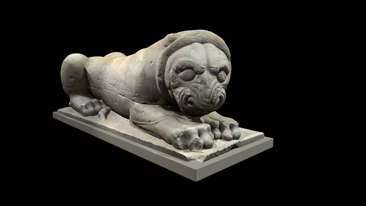 Λέων του Μενεκράτους - Lion of Menecrates 3D Model