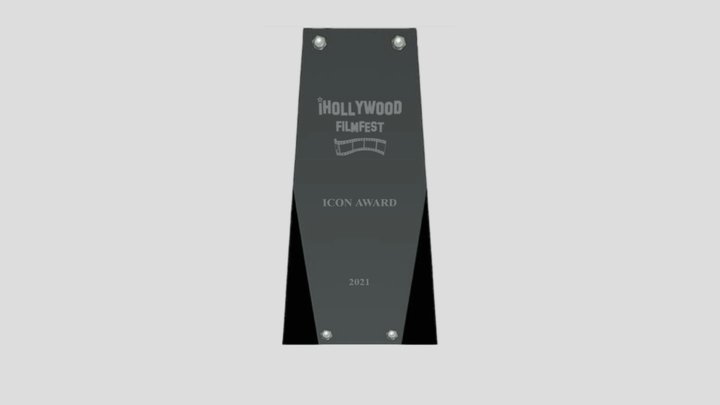 iHollywood Film Fest Icon Award 3D Model