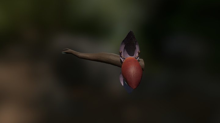 Alien Fruit 3D Model