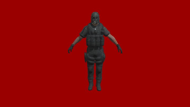 Blackburn Playermodel View 3D Model