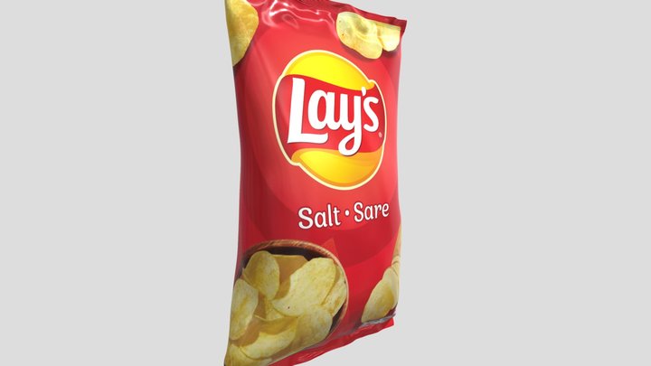 Lay's Chips 3D Model