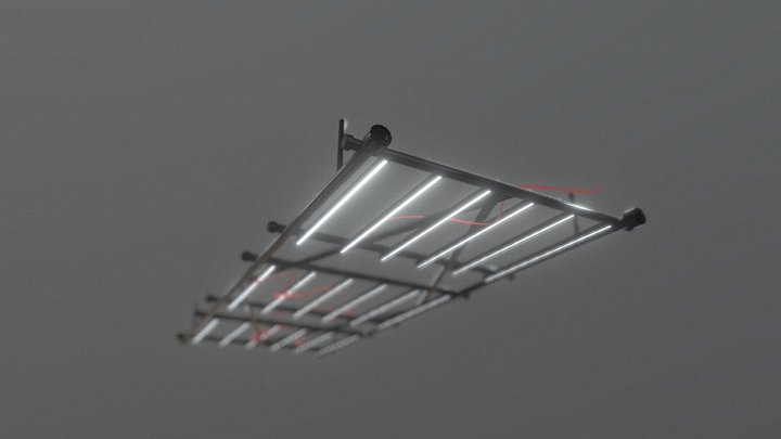 Ceiling Lamps/Lights Set-up 3D Model