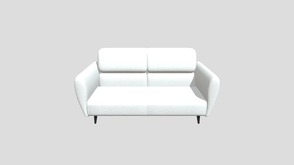 Modern Leather Sofa White