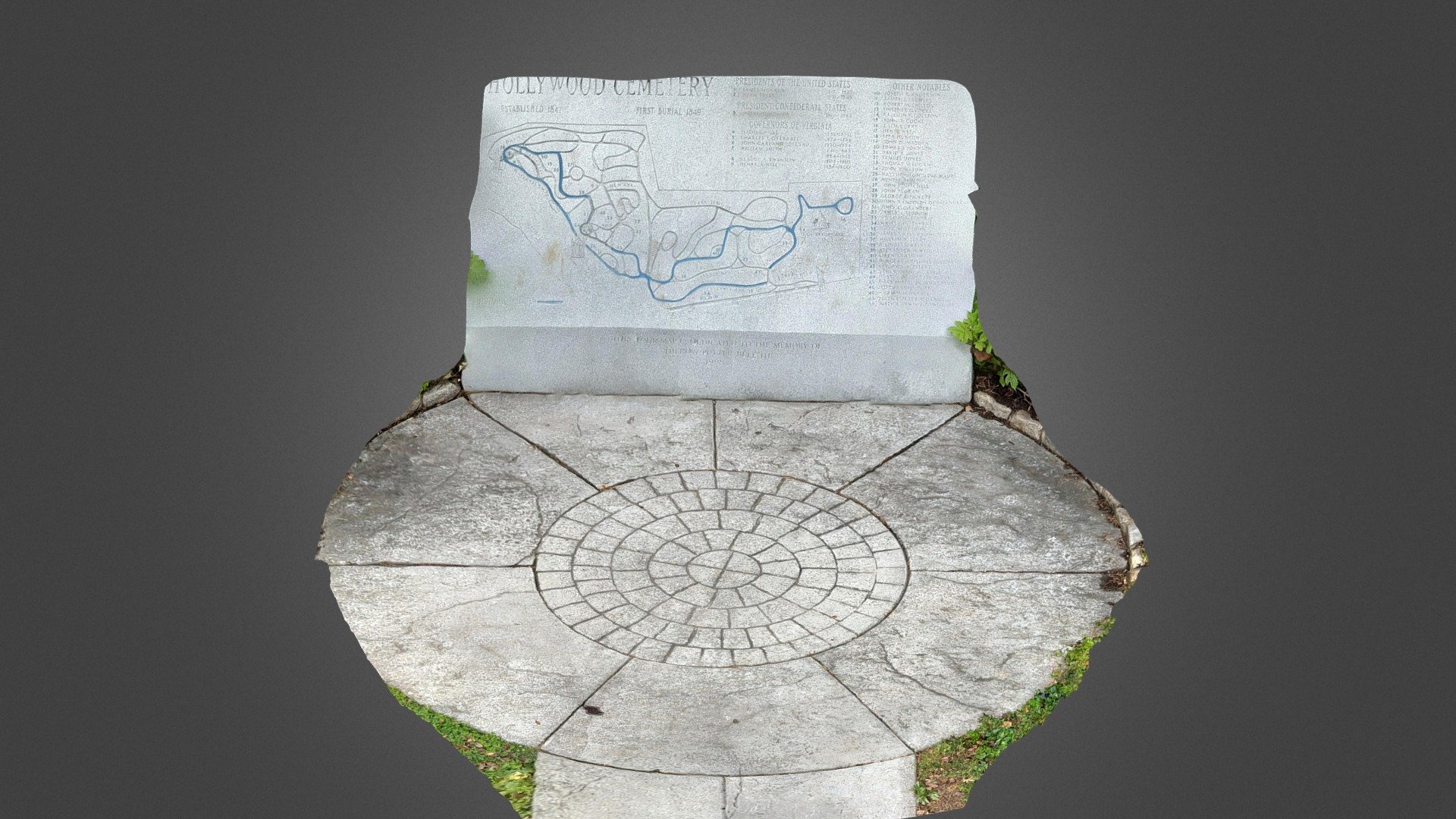 Hollywood Cemetery Map