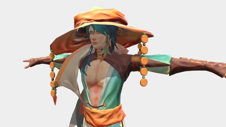 alkonost_tpose 3D Model