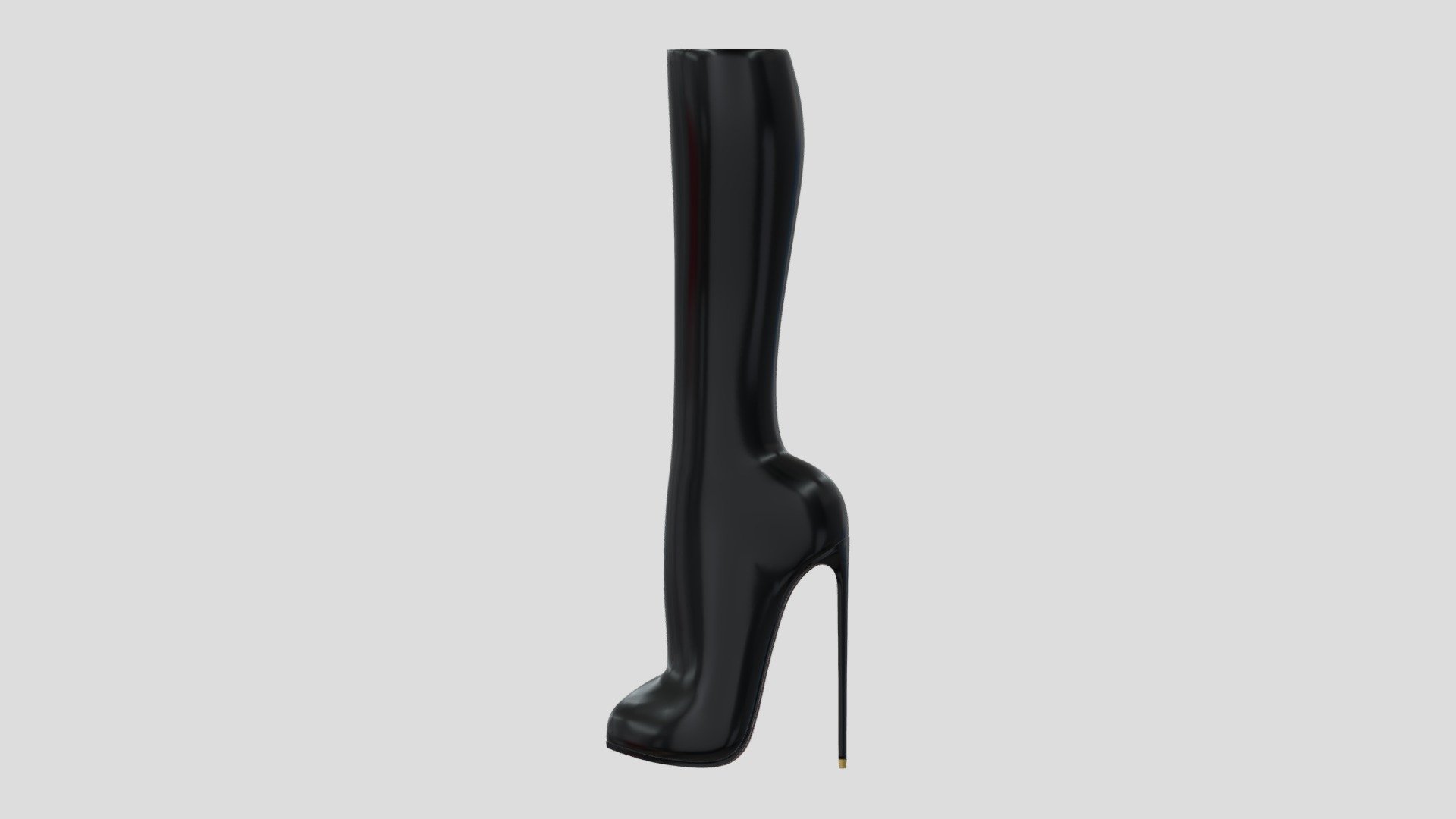 Kelile Knee High Stiletto Boots Download Free 3D model by raulbila95