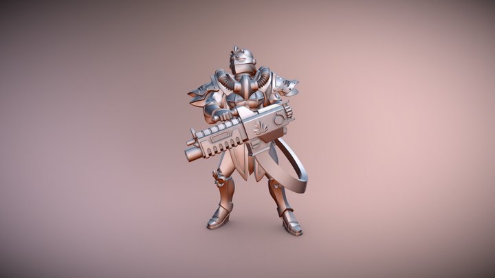 Space Nun 5 3D Model