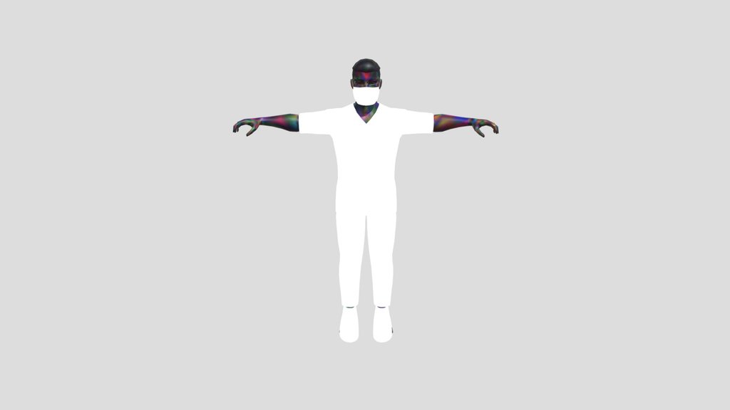 Male Dentist Assistant Character
