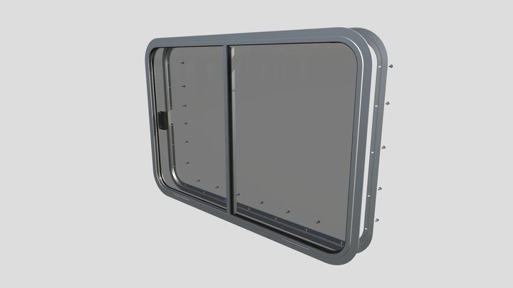 Economy Commercial Window Trim Ring Series 1100 3D Model