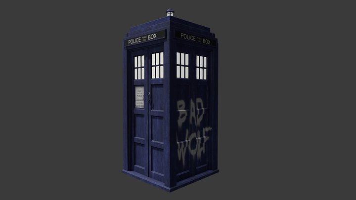 10th Generation Tardis 3D Model