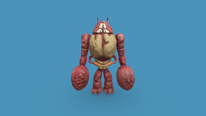 Crab Man 3D Model