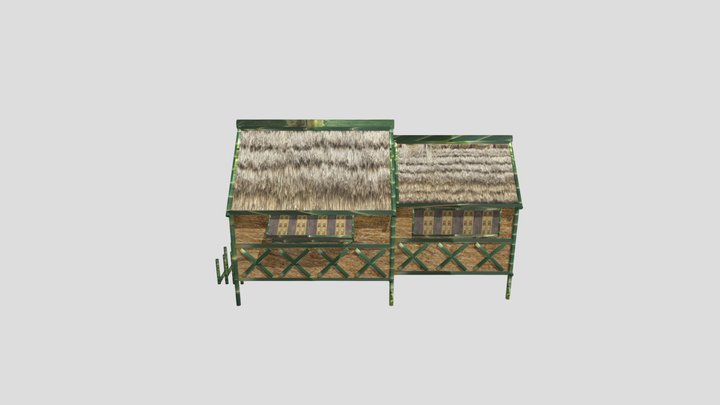 Simple House 3D Model