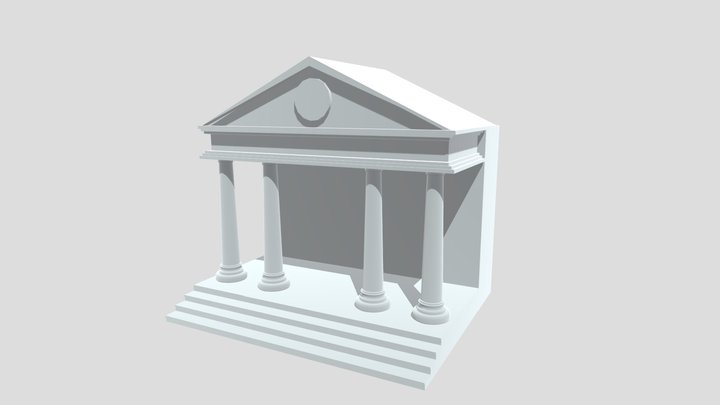 Doric Pillar 3D Model