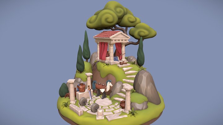 Hercules' Treehouse 3D Model