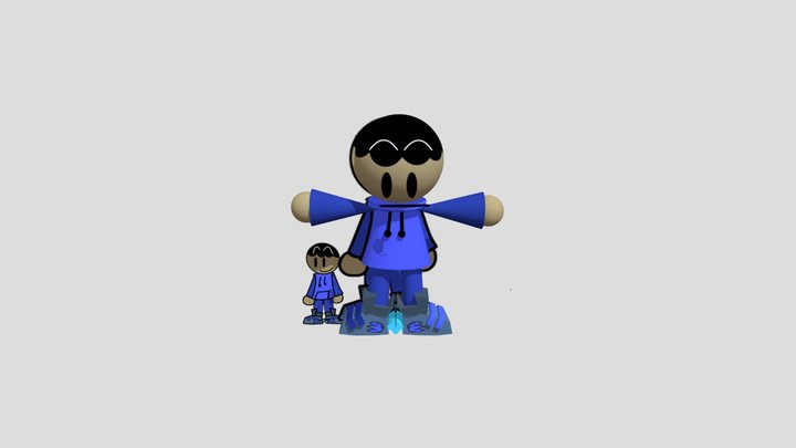 SSJ Model by me for SuperSonicJoshua 3D Model