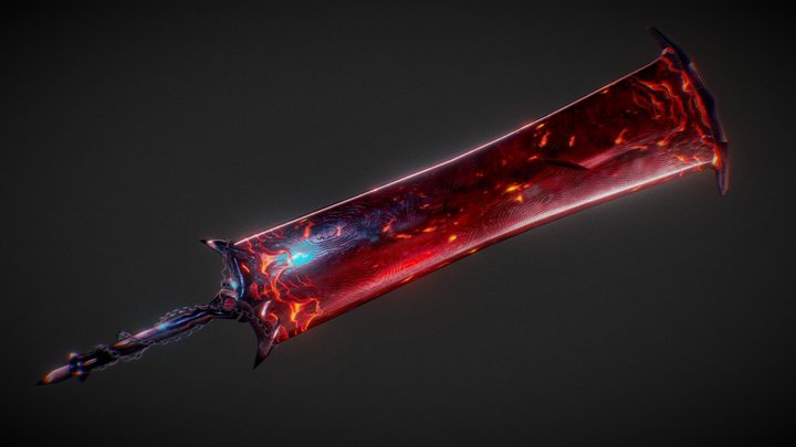 Hell Broadsword 3D Model