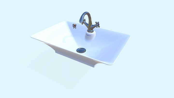 Washbasin Socana 60 3D Model