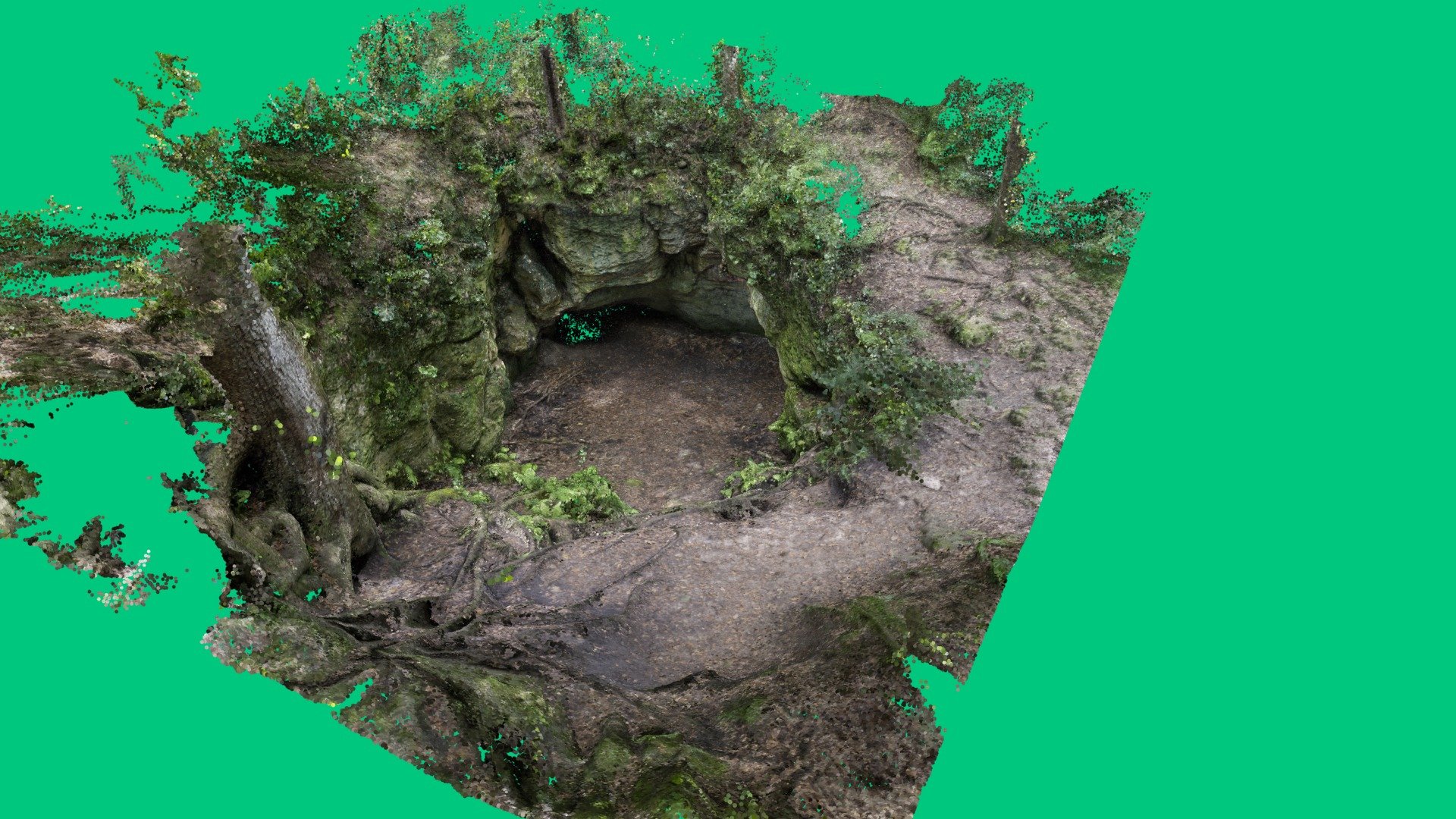 Cave Entrance Point Cloud - 3D model by gspeed0689 (@gspeed0689