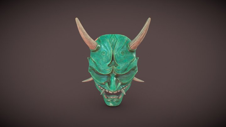 Oni_mask 3D Model