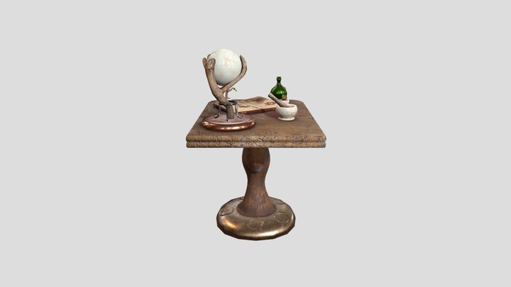 Alchemist's lab 3D Model