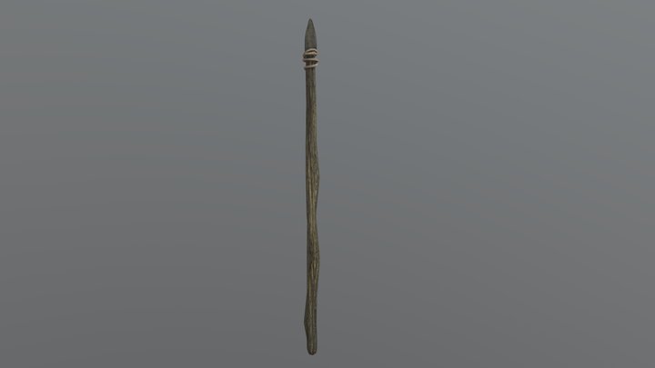 Neolithic Javelin 3D Model