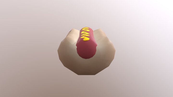 Hotdog Toy 3D Model