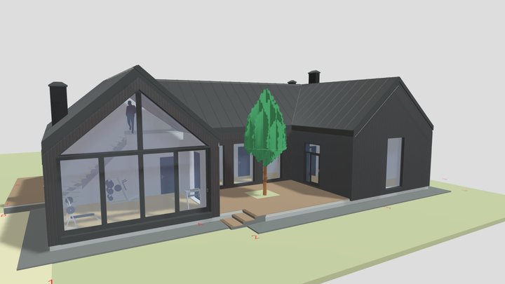 Barn-H 3D Model
