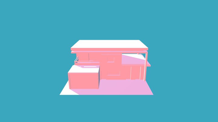 House No Edit 3D Model
