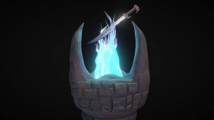Sword_Tower 3D Model