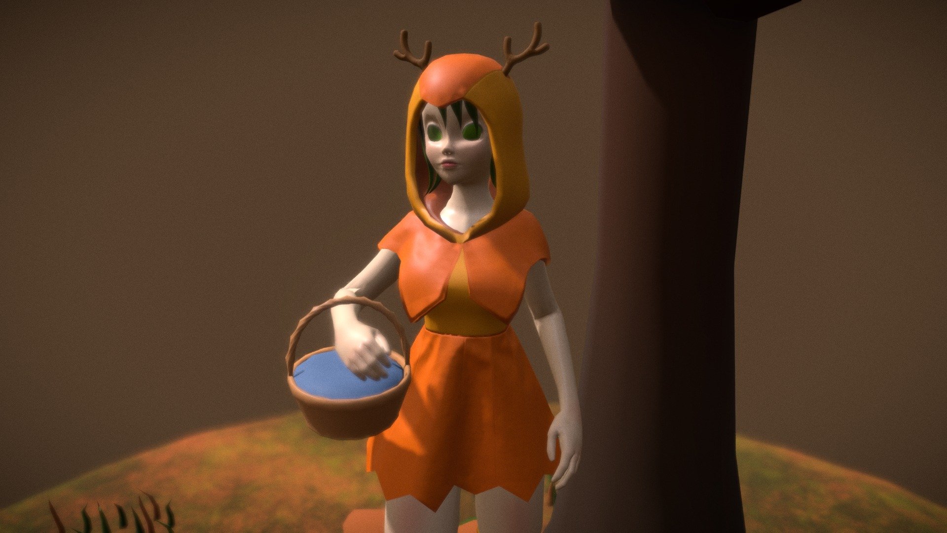 Low Poly Witch