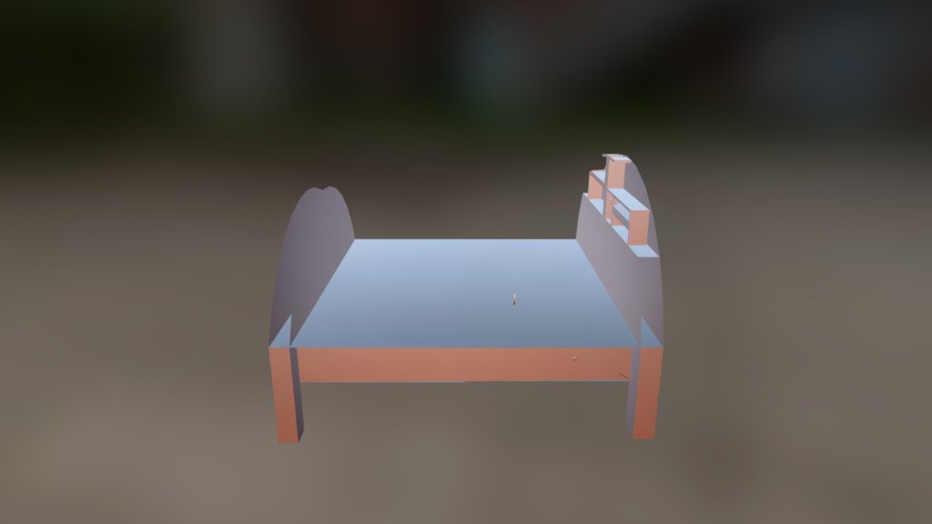 Bed 2016 - 3D model by Moitreyee Banerjee (@moitreyee) [2dcd5ec ...